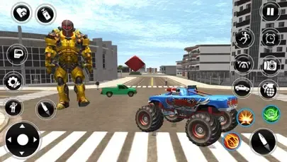 Ảnh chụp màn hình của Cargo Robot Hero Gangster Game